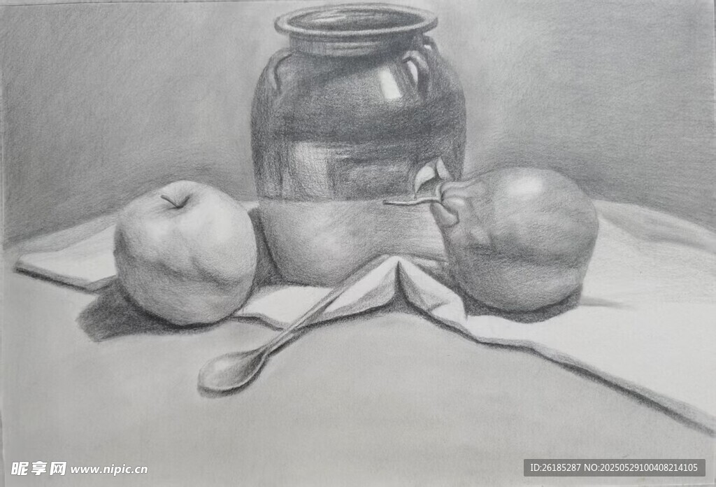 素描静物