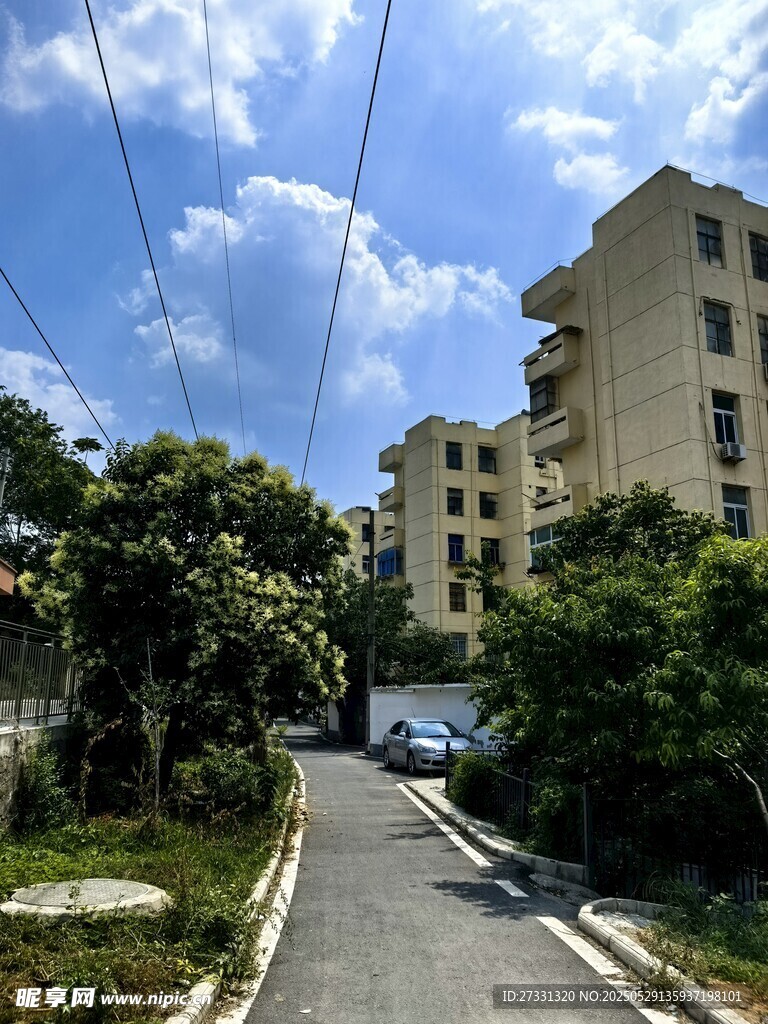 住宅区街道风景