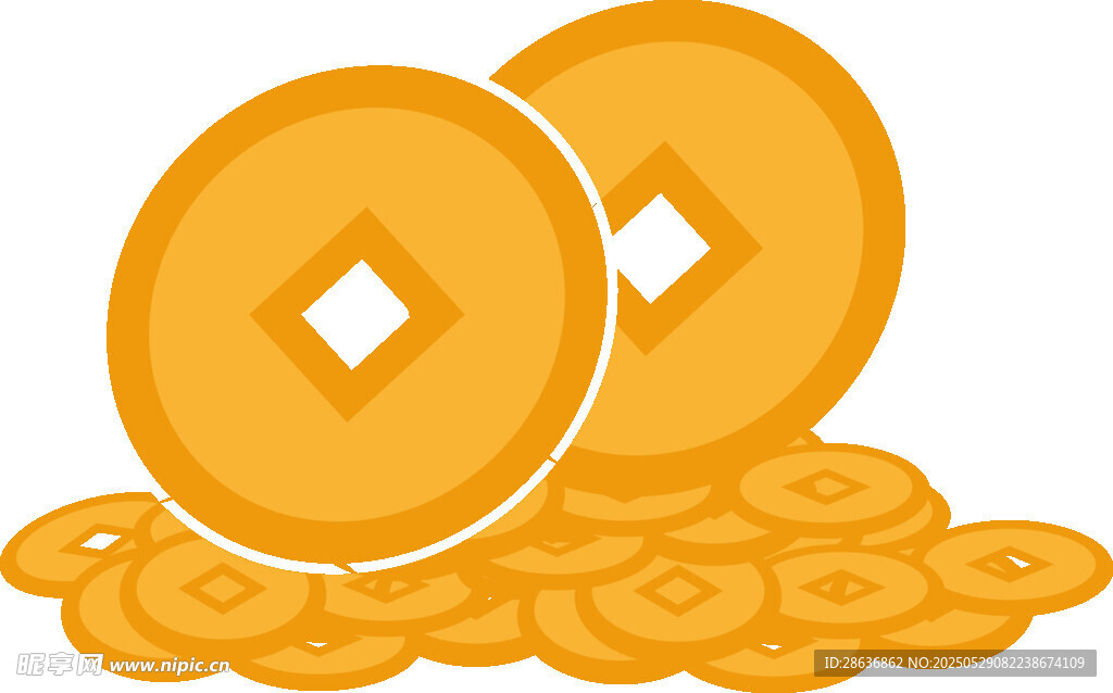 金币堆叠图