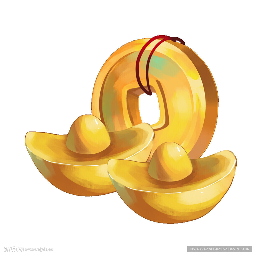 金元宝与古钱币