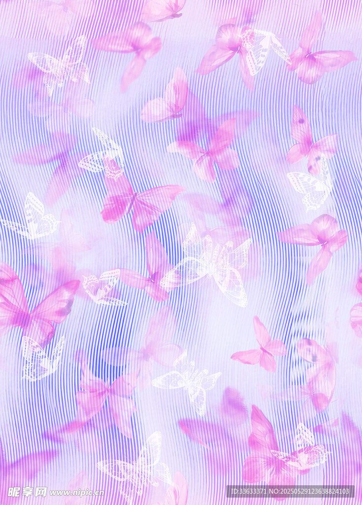 蝴蝶 扎染