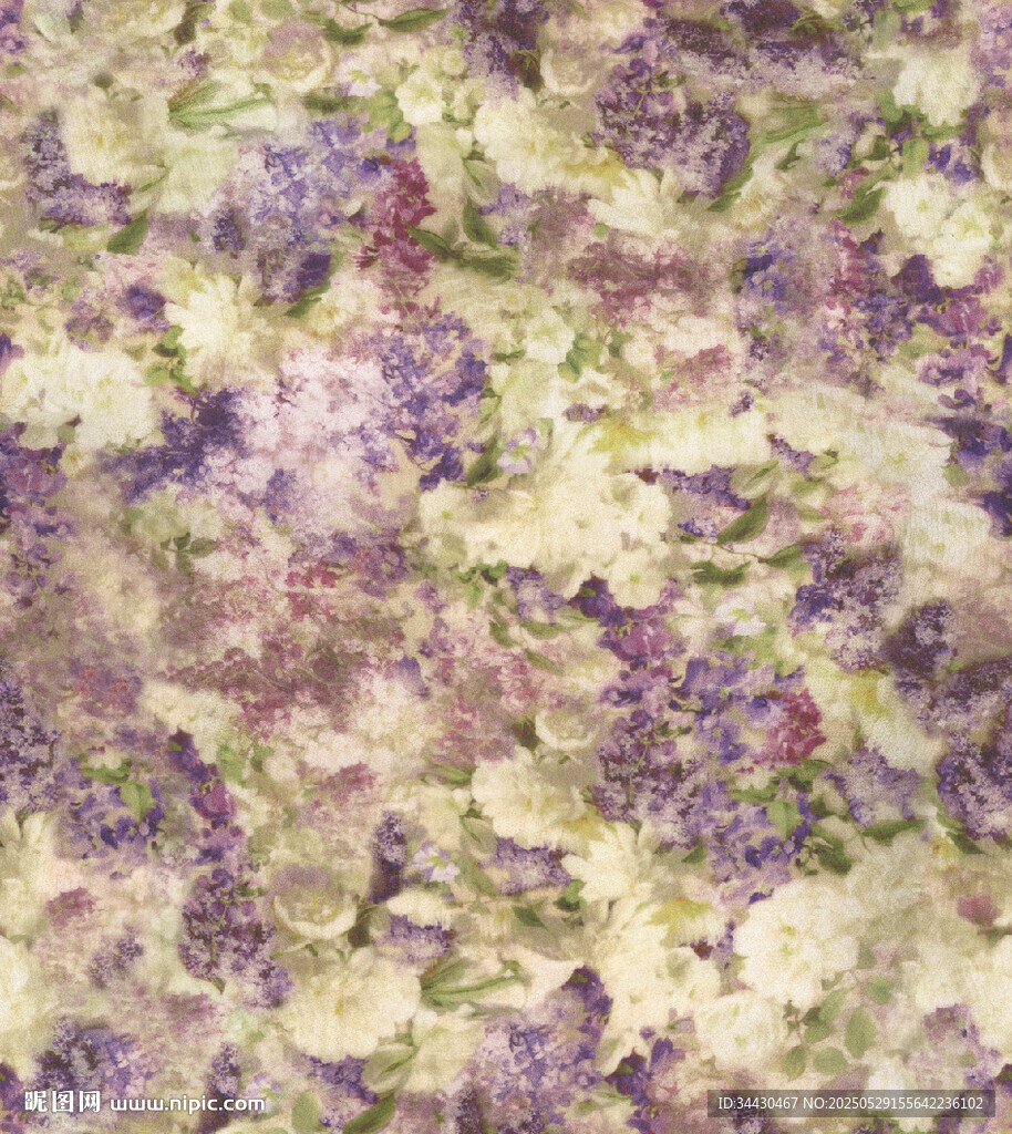 紫色花卉抽象纹理图案