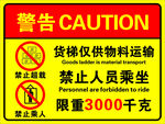 货物运输警示标识