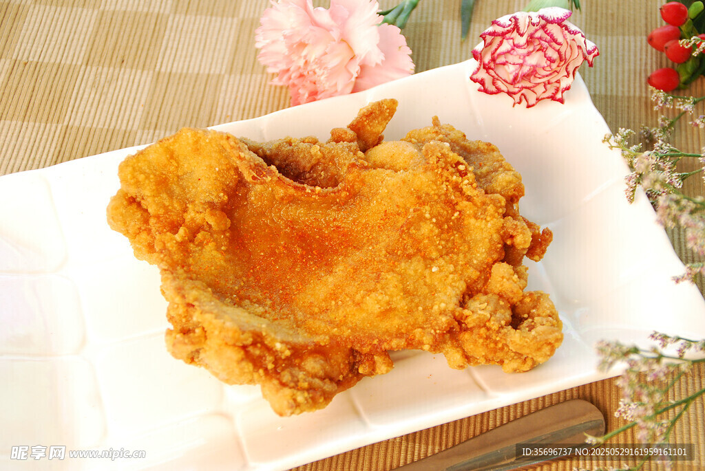 金黄酥脆炸鸡排