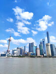 上海外滩城市天际线景观