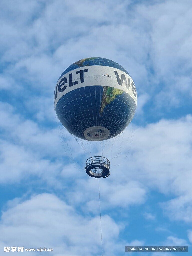 空中的热气球