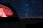 星空下的露营帐篷