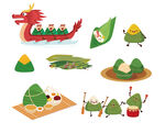 端午元素插画