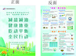减油减盐宣传海报
