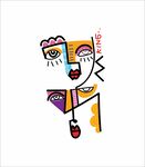 人物抽象画