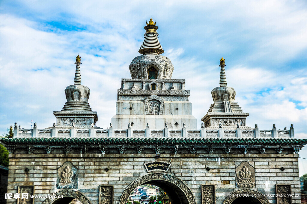 古老宏伟的欧式建筑景观