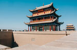 嘉峪关古建筑风光