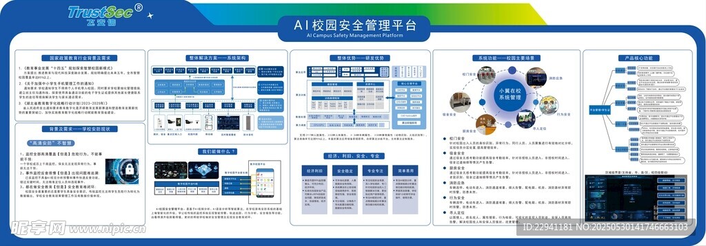 科技企业文化墙模板