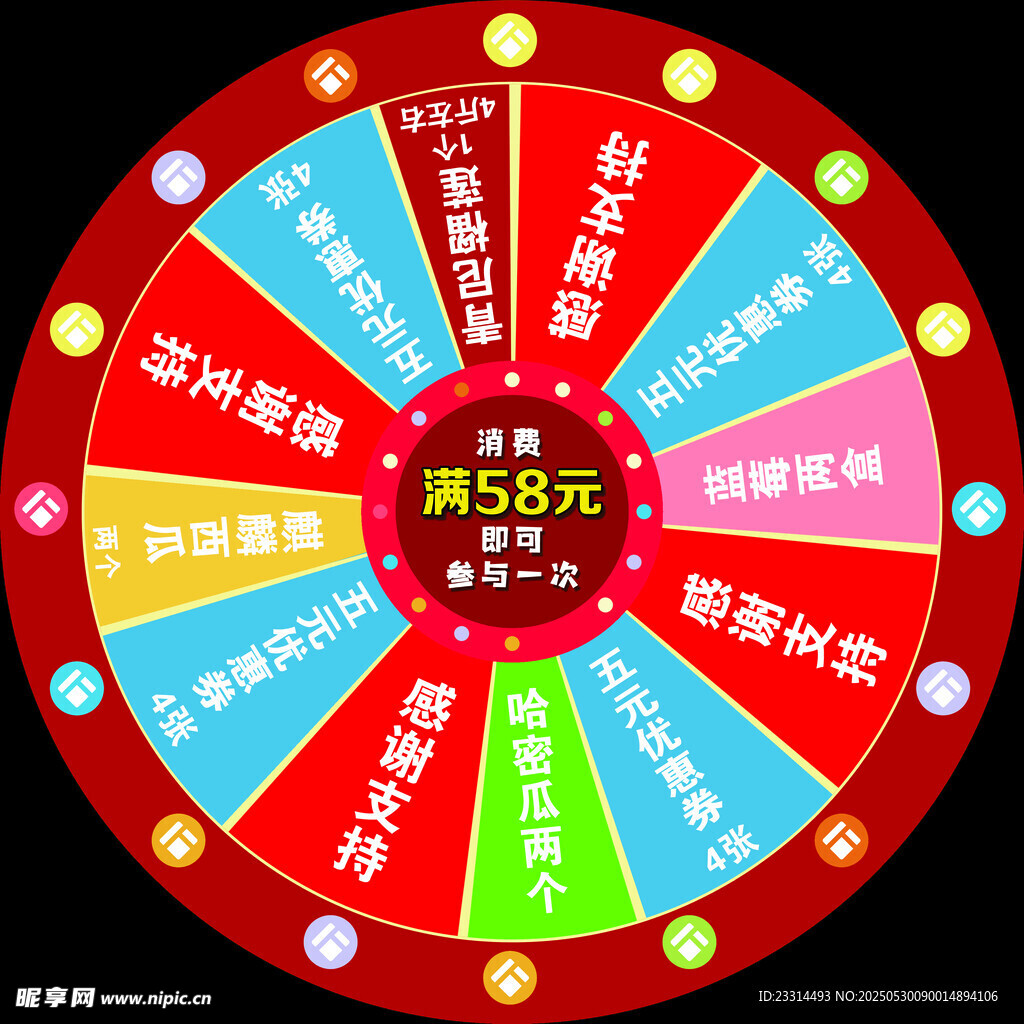 幸运大转盘抽奖活动展示