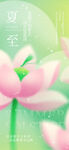 二十四节气夏至海报
