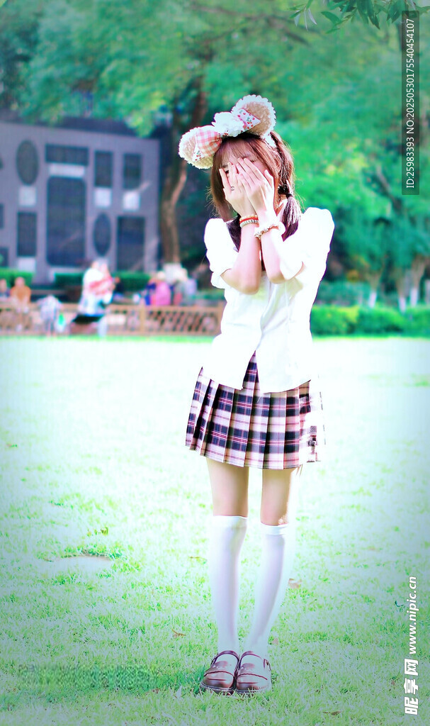 休闲的女孩