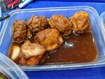 酱汁肉丸美食特写