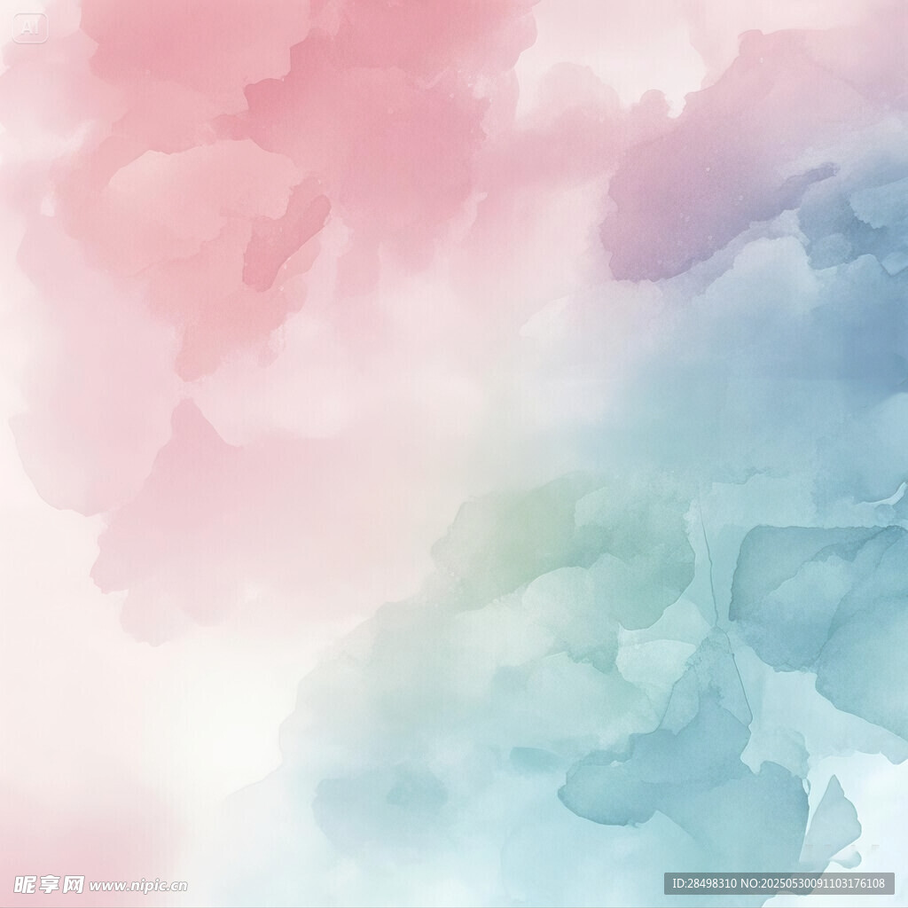 梦幻水彩渐变背景图