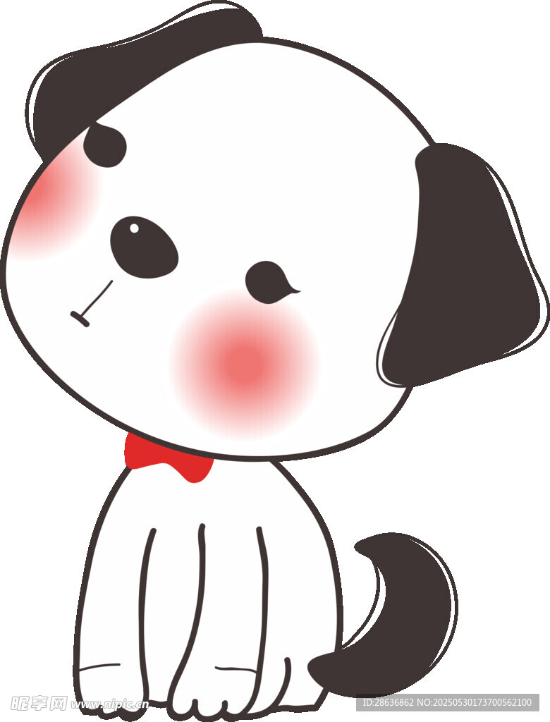 可爱小狗卡通形象