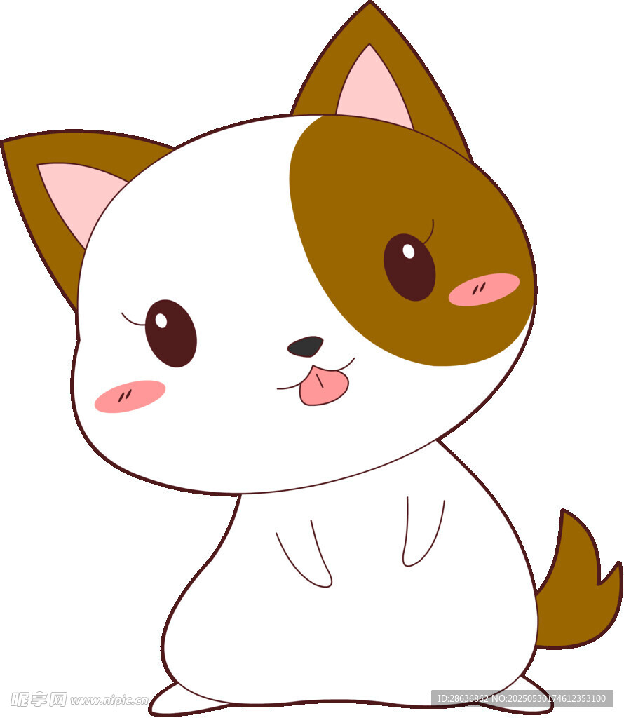 可爱卡通小猫形象