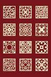 中国风花纹