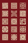 中国风花纹