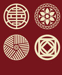 中国风花纹