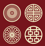 中国风花纹