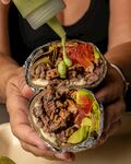 美味墨西哥卷饼正在制作