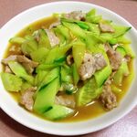 青瓜炒肉片