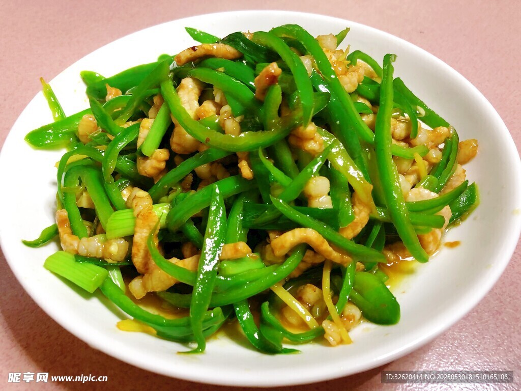 青椒炒肉丝