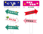 儿童节快乐指示牌