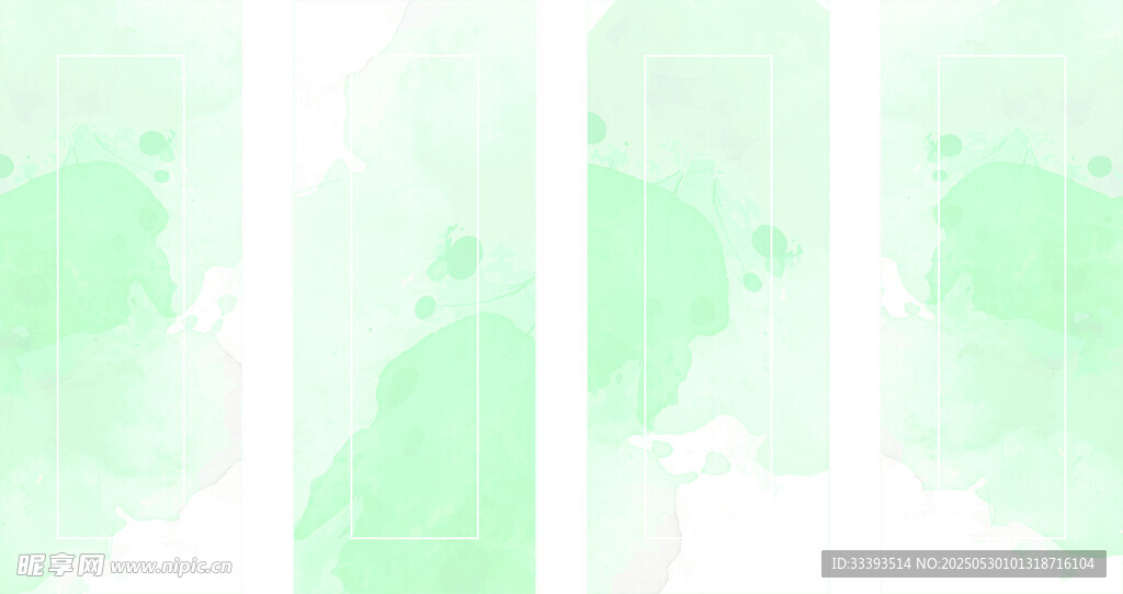 淡绿色水彩条纹背景图