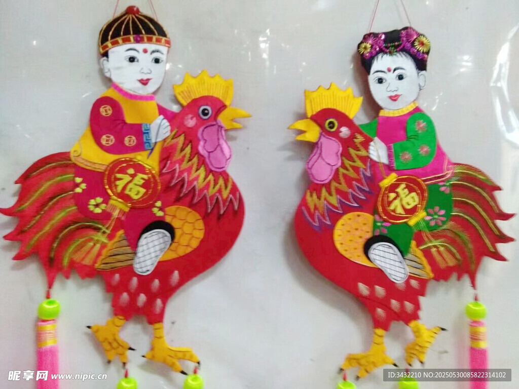   庆阳香包金鸡 
