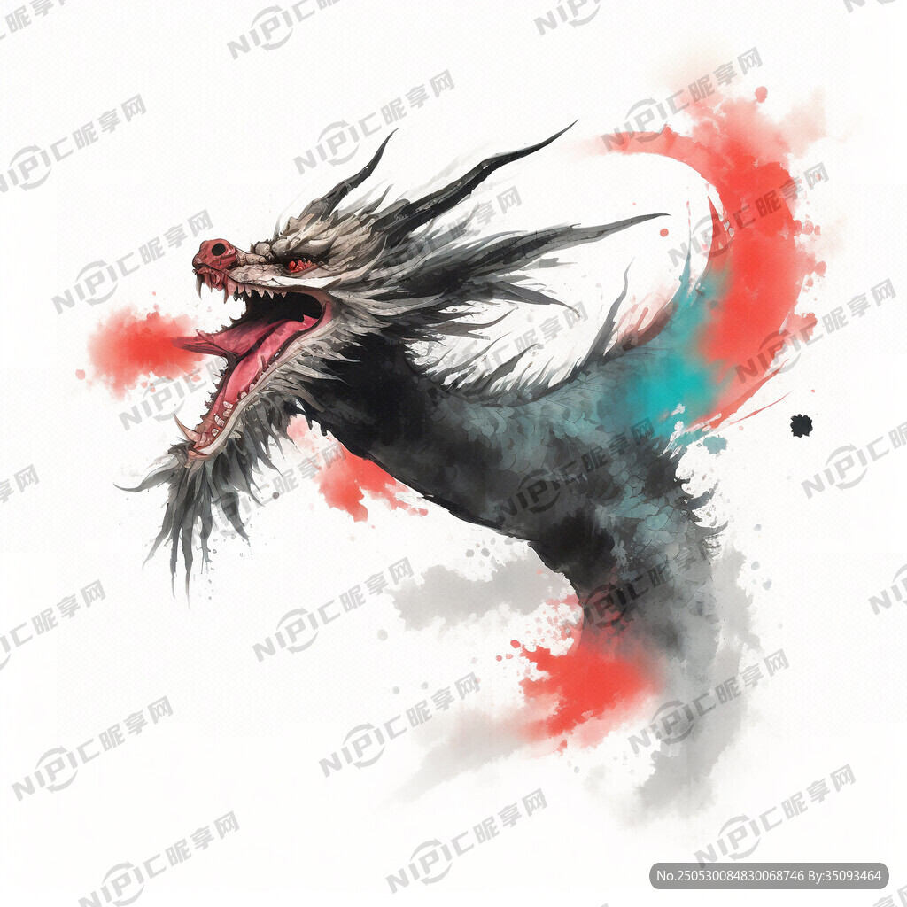 一条腾飞的长龙 身姿舒展 飘逸