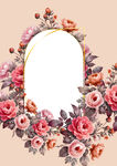 花卉相框