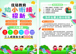 幼小衔接班招生海报