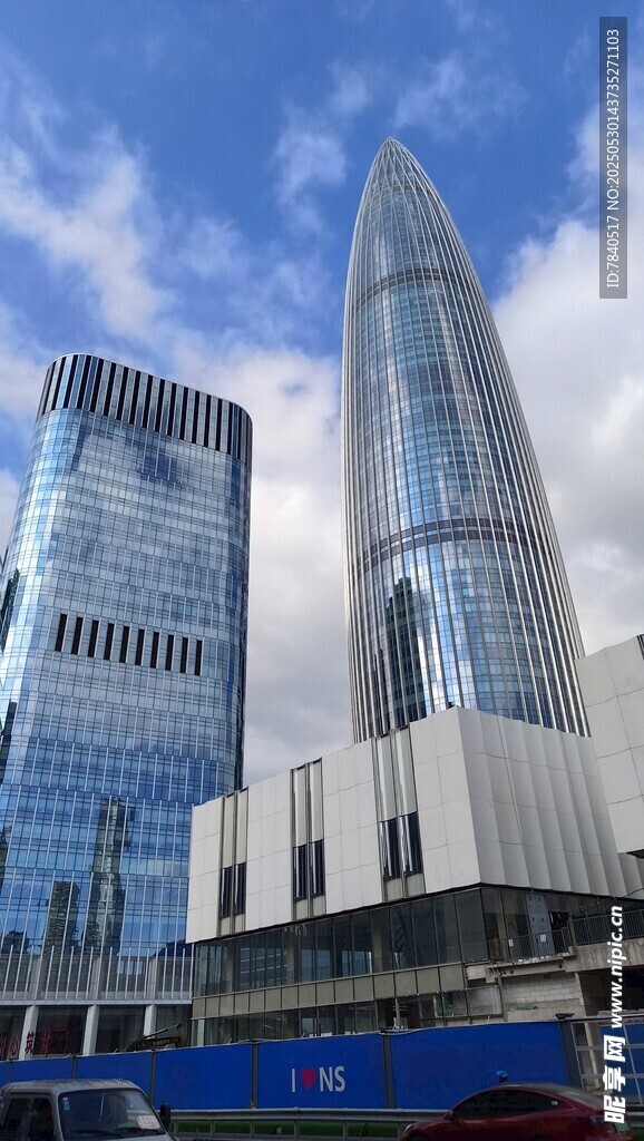 都市摩天大楼景观