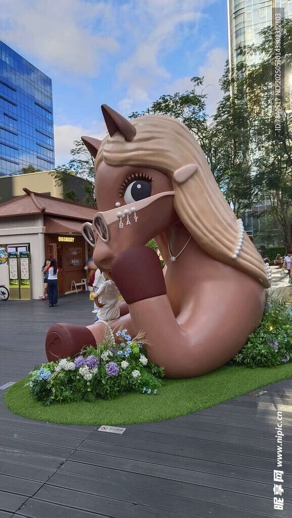 户外大型骆驼造型景观