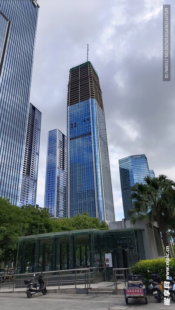 都市摩天大楼景观