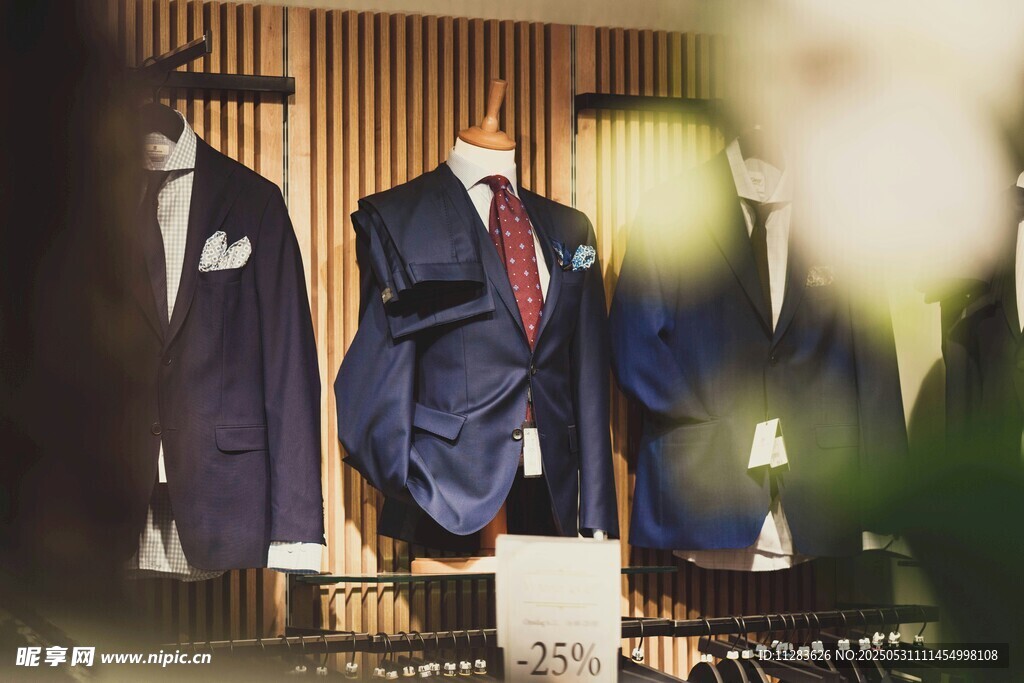 男士西装展示