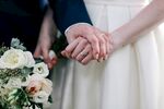 新人牵手 浪漫婚礼瞬间