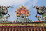 潮州开元寺屋顶双龙戏珠装饰