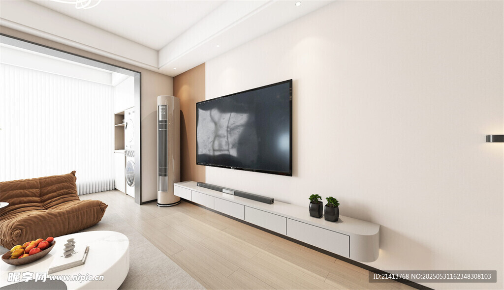 现代简约风客厅室内场景