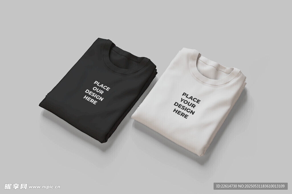 短袖衣服logo图案样机