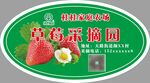 草莓采摘园标识牌