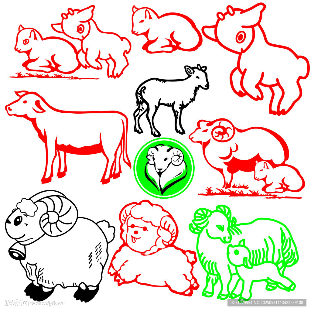 羊简笔画