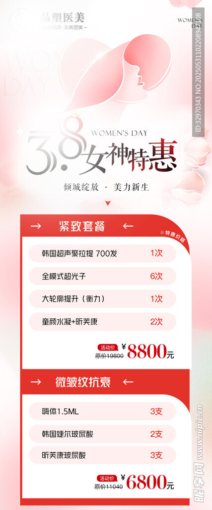 护肤功效对比表