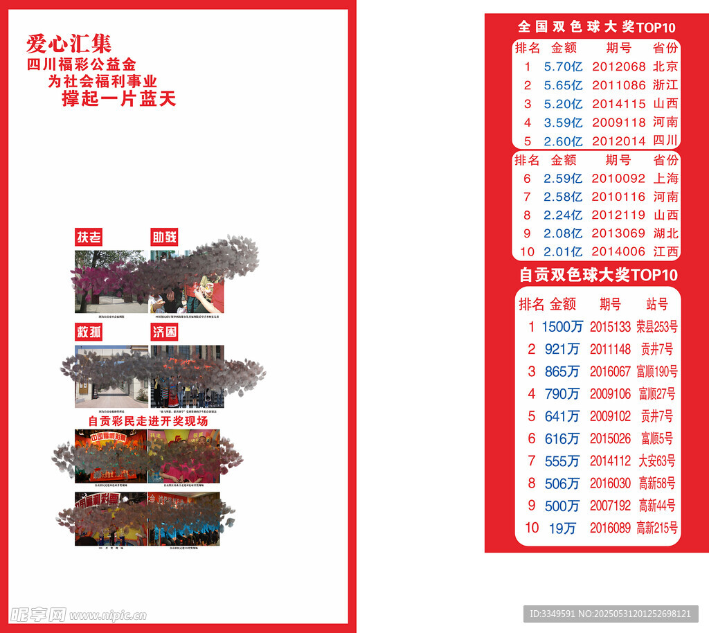 公益照片中奖排名