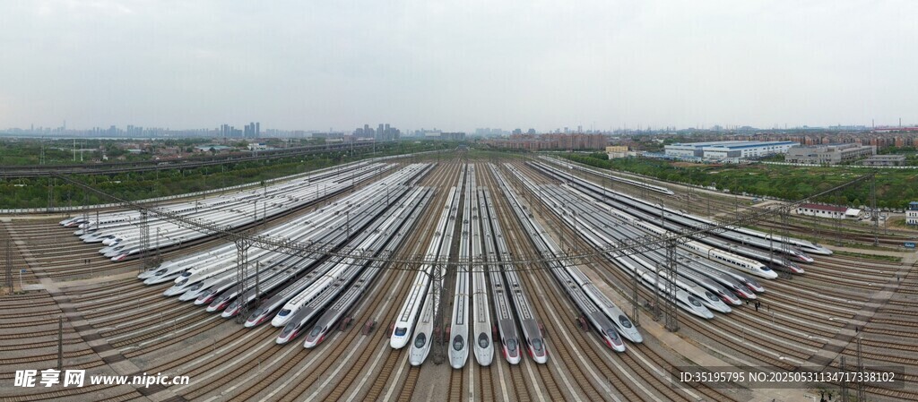 铁路轨道全景
